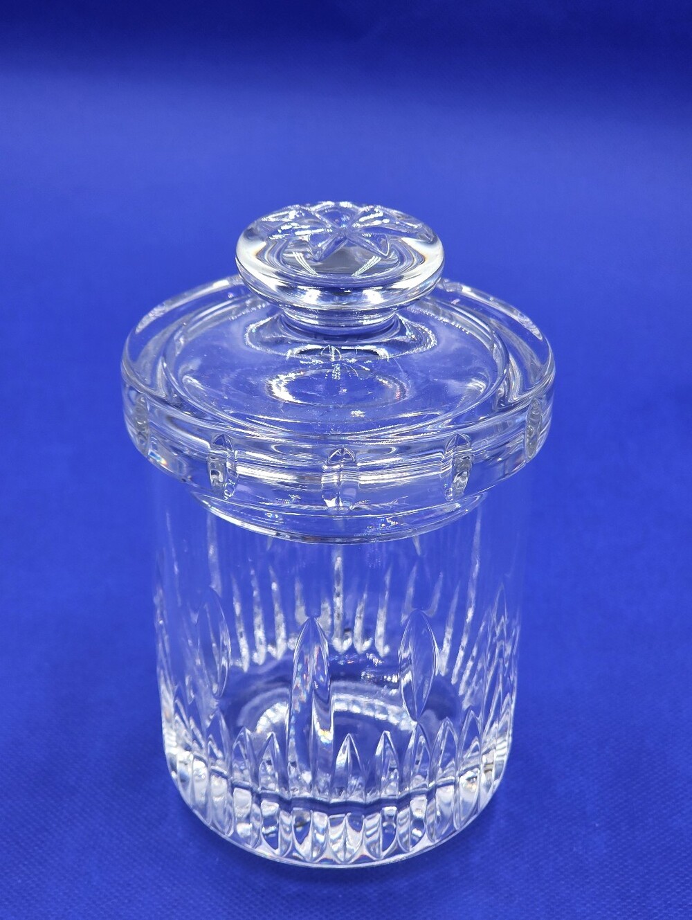 Marquis by Waterford Crystal Claria Lidded Storage Jar / Vanity Canister 7"